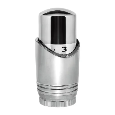 Термостатическая головка PROFACTOR PF CHROME М30x1.5, для клапанов, с преднастройкой PF RVT 626