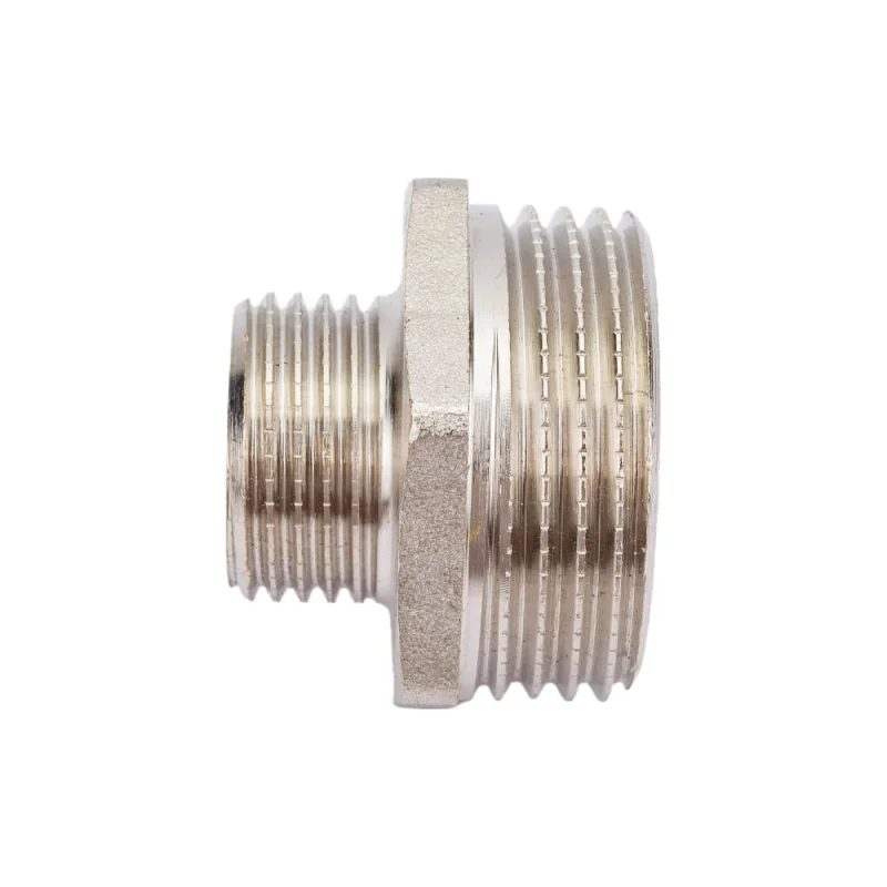 Переходной ниппель STI 1" х 1/2" никелированный D270-04982