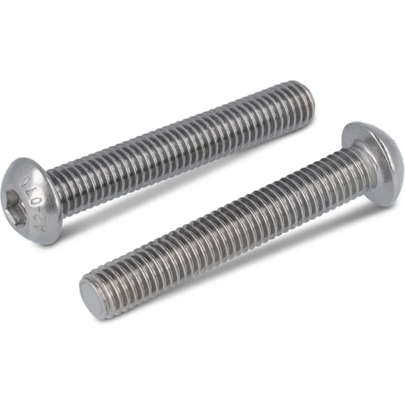 Винт Edelfix ISO 7380-1 M4x8/8 мм, А2 полукр. гол. внутр. шестигр, 50 шт. 73801248 50