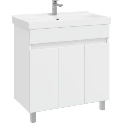 Комплект Sanstar напольная тумба Квадро 80 с раковиной Фест 80 126.1-1.4.1.КФЕС