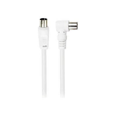 Антенный кабель SMARTBUY разъемы M-F, угловой разъем, длина 5.0 м K-TV125