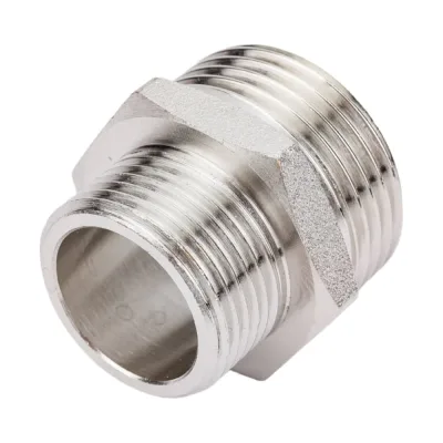 Ниппель переходной double lin DOUBLE-LIN латунь никелированный н/н 2" x 1" LL6050 (2"x1")
