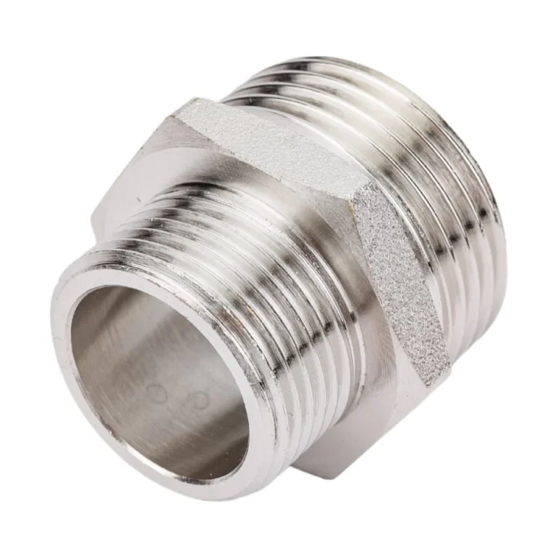 Ниппель переходной double lin DOUBLE-LIN латунь никелированный н/н 2" x 1" LL6050 (2"x1")