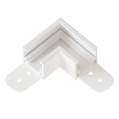 Коннектор для магнитного шинопровода L-образный Arte Lamp Optima белый (A740633)