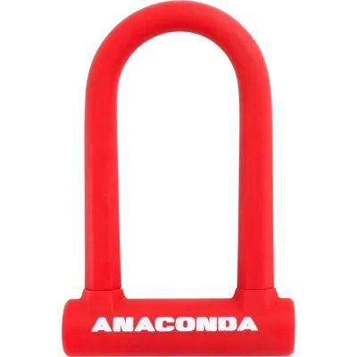 Навесной замок с креплением на раму Авангард ANACONDA Т608 RED силикон, всепогодный 14852
