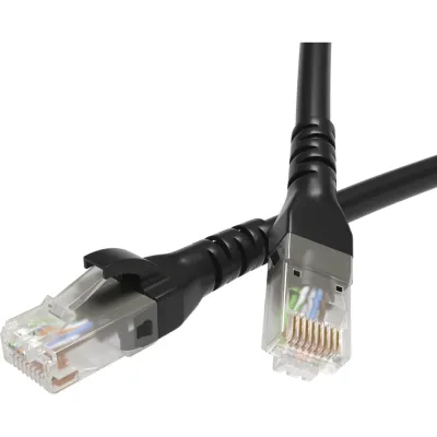 Неэкранированный патч-корд DKC cat6 u/utp 4x2, lszh, черный, 1.0м RN6UU4510BK