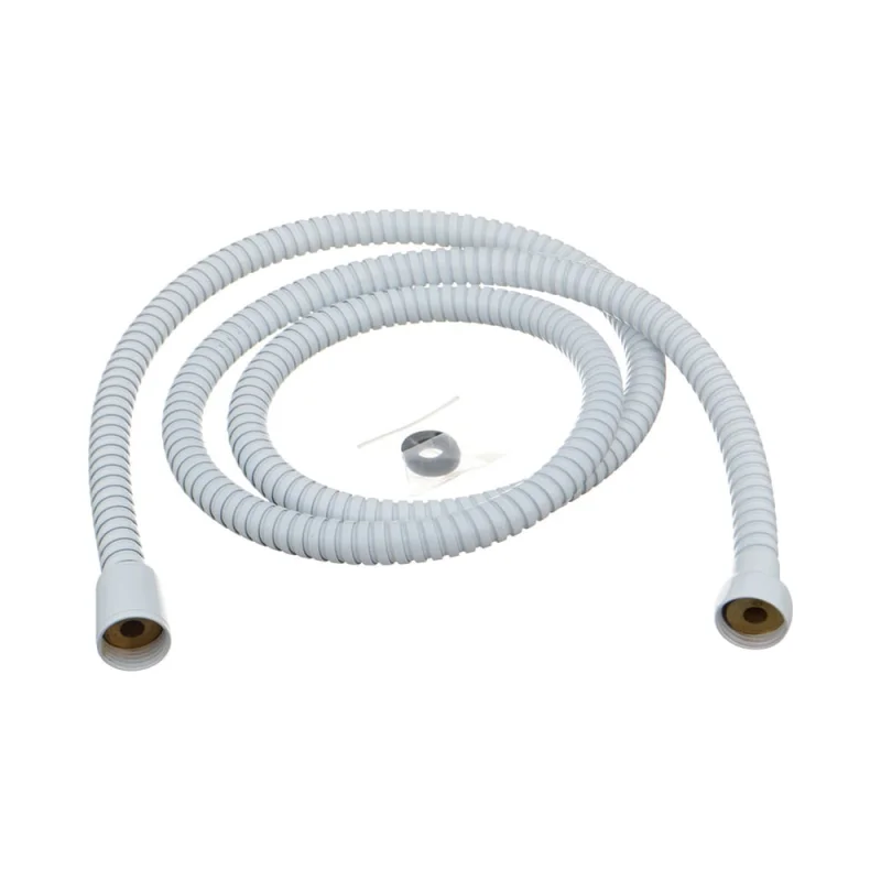 Шланг для душа Melodia della vita STANDARD WHITE 1/2х1/2 нерж. D14 мм, L150 см, 2-й зажим 34525