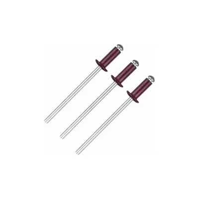Заклепки Спец 3,2x8 RAL 3005 (красное вино), 50 шт., блистер 3947
