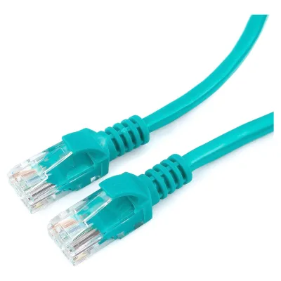 Патч-корд Cablexpert UTP кат.5e, 1.5м, литой, многожильный зелёный PP12-1.5M/G