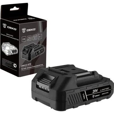 Аккумулятор DEKO UNV2.0 STD, Li-ion, 20В, 2.0Аxч 063-4492
