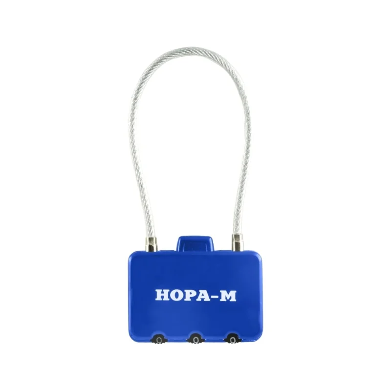 Навесной кодовый замок НОРА-М 609 синий 17265