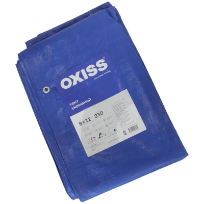 Тент укрывной Oxiss 8х12 м, плотность 230 г/м² 4630025425357