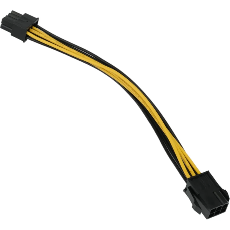 ΠΠ°Π±Π΅Π»Ρ ΠΏΠΈΡΠ°Π½ΠΈΡ Cablexpert pcie, pcie 6pin(m)/pcie 8pin(f), 20ΡΠΌ, ΠΌΠ΅Π΄Π½ΡΠΉ ΠΏΡΠΎΠ²ΠΎΠ΄Π½ΠΈΠΊ, CC-PSU-68-20CM