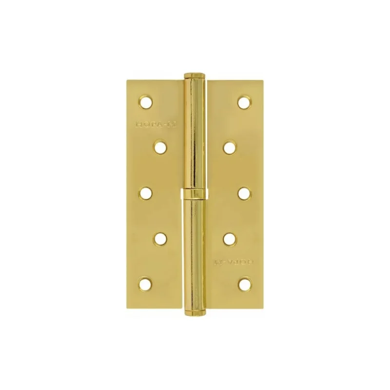 Петля НОРА-М 750-5" латун.покр. левая 2,5 мм №2 10595
