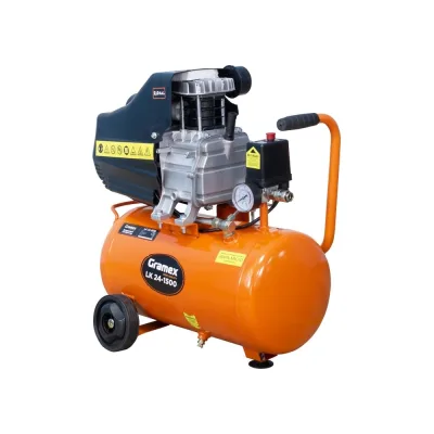 Воздушный компрессор Gramex LK 24-1500 230 л/мин, объем 24 л,1,5 кВт, 8 бар, 2850 об/мин (1/1) 020077