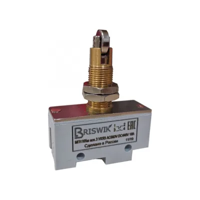 Микропереключатель Briswik МП-1105м/03 (поперечный ролик-винт) mp110503.BR