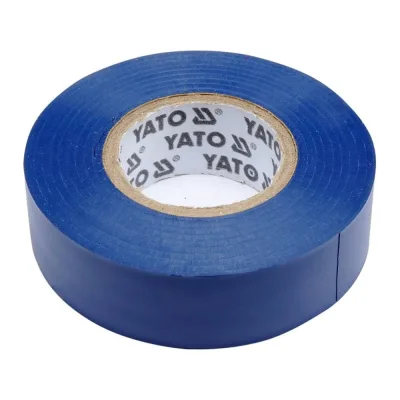 Изолента ПВХ YATO 19 мм, 20 м, голубая YT-81651