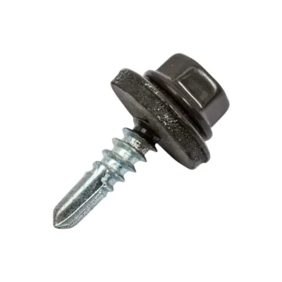 Саморез кровельный 23 Болта 4,8x29 серо-коричневый RAL8019 250 шт B0310480298GF07ф250