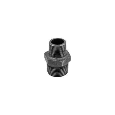 Ниппель редукционный AV Engineering 3/4" х 1/2" нар.-нар., чугун черный AVEC501003412