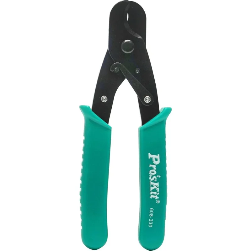 Кабельные коаксильные кусачки Pro'sKit 608-330 до 10мм2, 165мм, пружина С00034890
