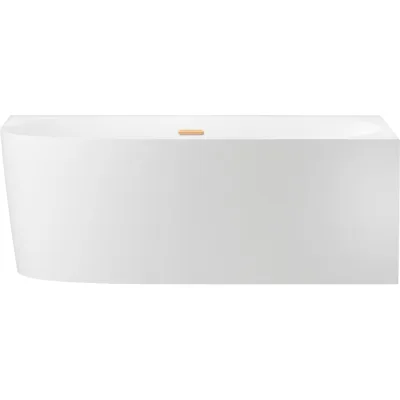 Угловая акриловая ванна Wellsee Belle Spa 2.0 160x75 см (правый разворот) в наборе 4 в 1 235803004