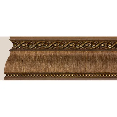 Потолочный плинтус Cosca Decor 170-3 120 мм, дуб темный СПБ016741