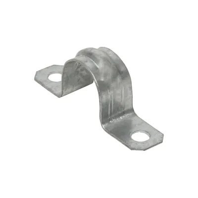 Металлическая двухлапковая скоба EKF d19-20 мм 10 шт. PROxima sm-2-19-20-r