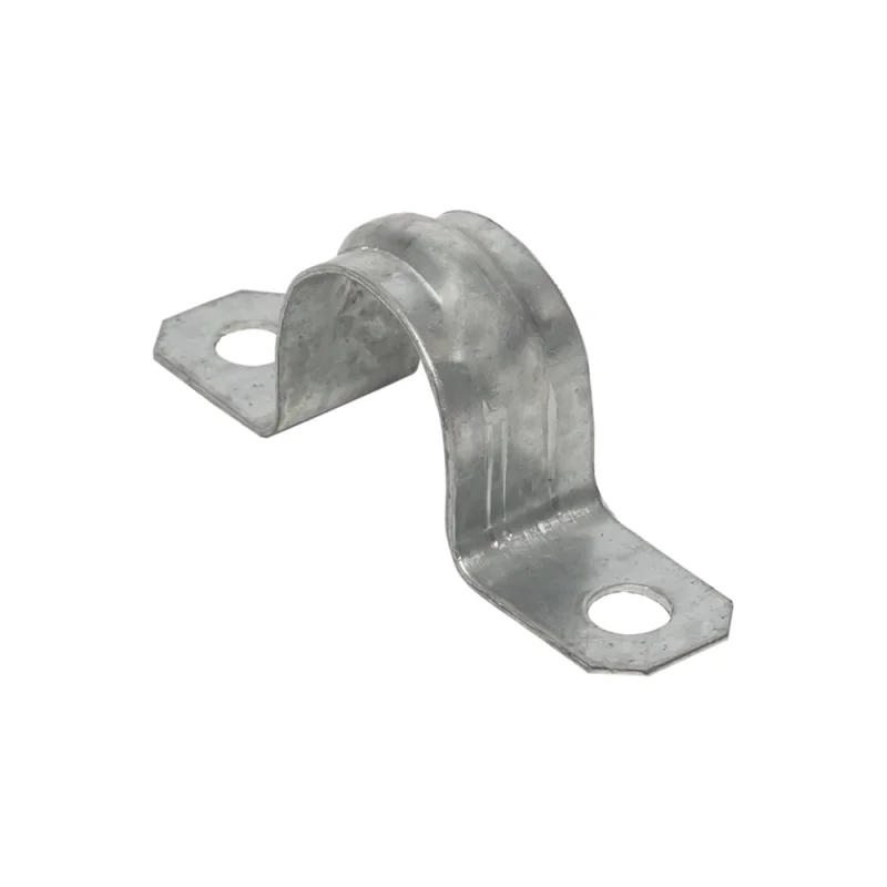Металлическая двухлапковая скоба EKF d19-20 мм 10 шт. PROxima sm-2-19-20-r