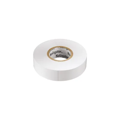 Изолента Navigator NIT-B15-10/WH белая 71228