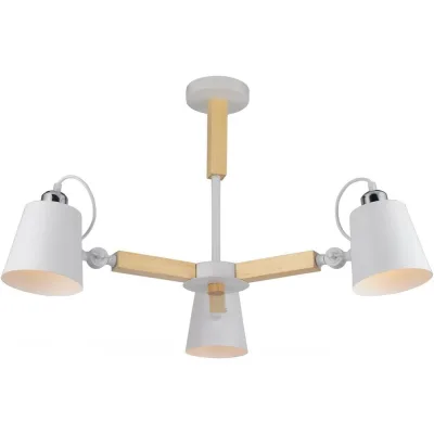 Люстра потолочная Arte Lamp Oscar E27 120 Вт 6 кв.м (A7141PL-3WH)
