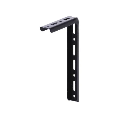 Кронштейн Larvij Модерн 1, 15×25×2.5 см, черный L7724BL