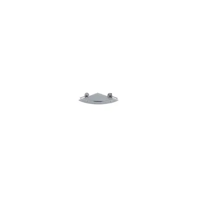 Угловая полка LEDEME 25х25 см, стекло L3521-1 896382