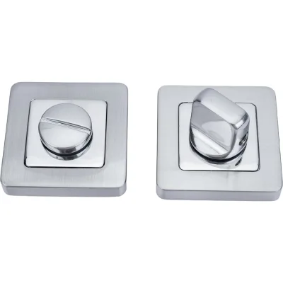 Дверная завертка MORELLI MH-WC-S55 SC/CP цвет-матовый хром/хром 9012229