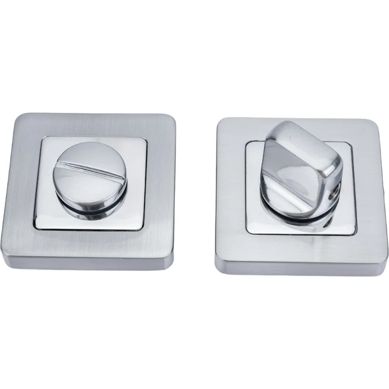 Дверная завертка MORELLI MH-WC-S55 SC/CP цвет-матовый хром/хром 9012229