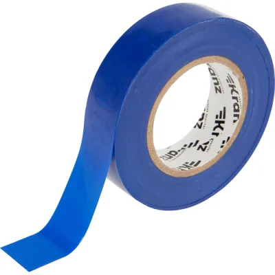 Изолента ПВХ KRANZ 0,13х19 мм, 25 м, синяя KR-09-2205