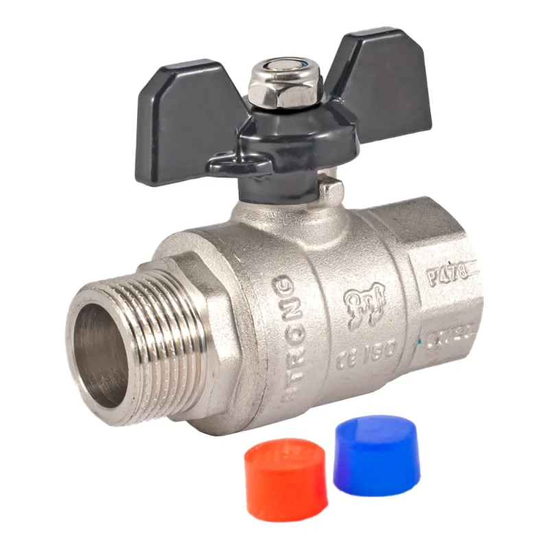 Шаровой кран PROFACTOR PF STRONG ручка бабочка в/н 3/4 дюйма PF FBV 286