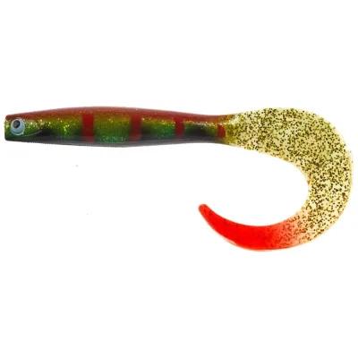 Твистеры Lucky John LJ 3D BBS Series KUBIRA FIRE TAIL 9.0in, 22.86, PG27, 1шт 140437-PG27