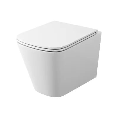 Подвесной унитаз Teymi Helmi S безободковый, сиденье микролифт T40302 ЦБ-00260331