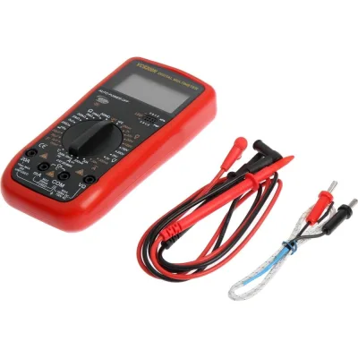 Мультиметр ТУНДРА VC9208N, ACV/DCV, ACA/DCA, 200-200MΩ, 200nF-200mF, -20-1000C, 200 kHz 2768107