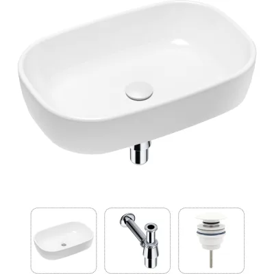 Накладная раковина для ванной Lavinia Boho Bathroom Sink в комплекте 3 в 1 20217414R