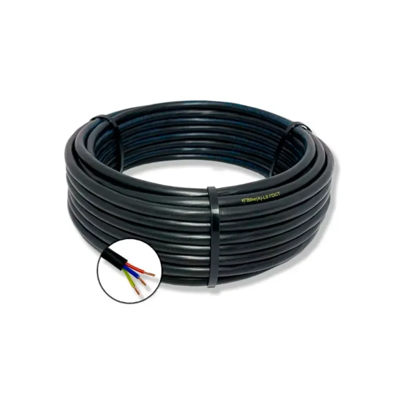 Кабель ПРОВОДНИК кгввнг(a)-ls 3x1 мм2, гибкий, 2м OZ62046L2