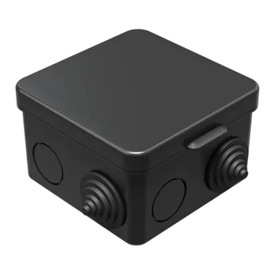 Коробка распределительная для наружного монтажа Greenel 80x80x50мм IP54 ЧЕРНЫЙ GE41238-05