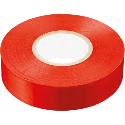 Изоляционная лента STEKKER 0,13x19 мм, 10 м, красная, INTP01319-10 32833
