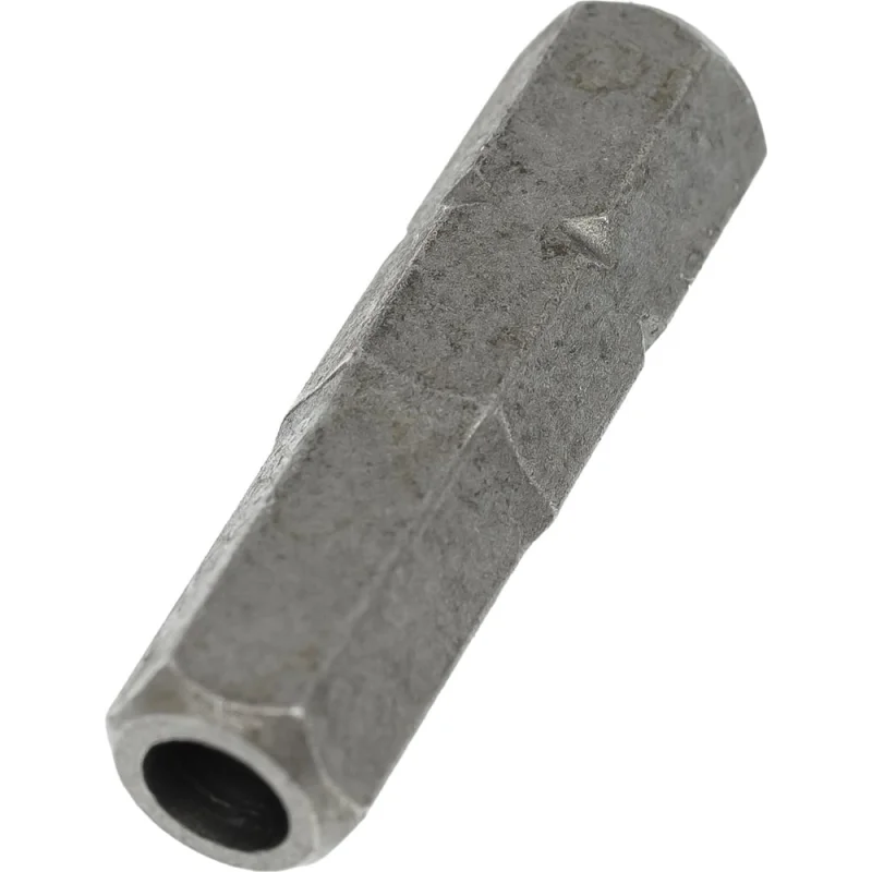 Бита шестигранник с отверстием HEX-HOLE 6.0x25 мм, 4 шт ЦКИ 39816