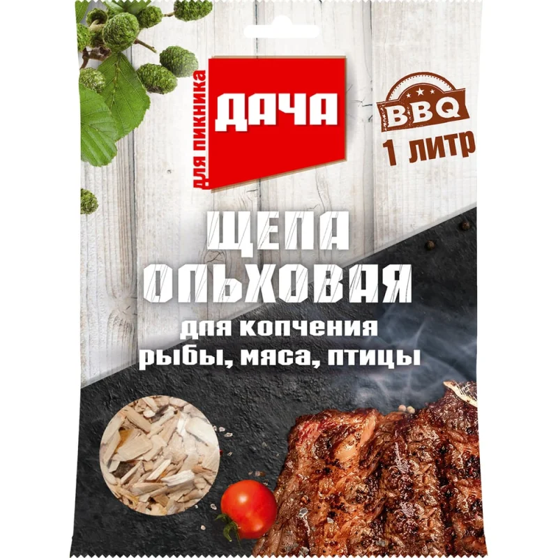 Щепа для копчения СОЮЗГРИЛЬ Дача ольха, 1л D-K01