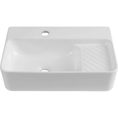Раковина керамическая подвесная Aquanet COMFORT-2 500x310x130 с отв.под смеситель, белый (326028) 00326028