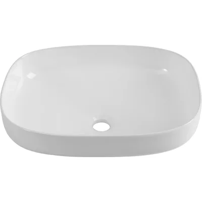 Раковина керамическая накладная Aquanet ELEGANT-2 500x380x150, белый (326057) 00326057