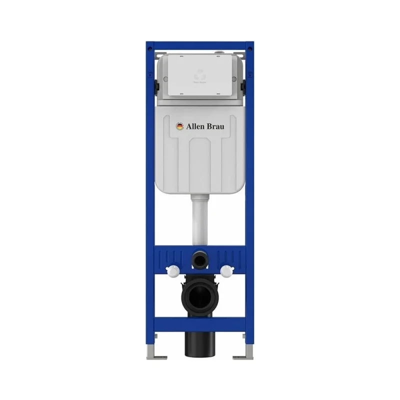 Инсталляция для подвода унитаза ALLEN BRAU PNEUMATIC SLIM, патрубки, б/кнопки смыва 1117x138x380мм 9.11102.20 00325594
