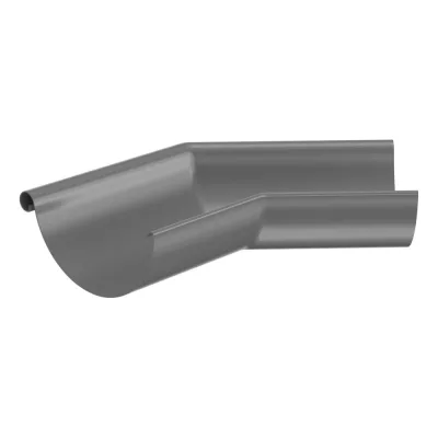 Желоб угловой наружний МЕТАЛЛИК и КО 135, цинк, 0.50 (RAL 7024) п/о О0000005598