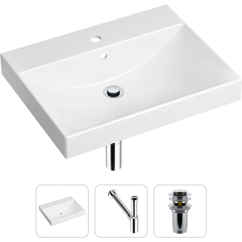 Врезная раковина для ванной, комплект 3 в 1 Lavinia Boho Bathroom Sink 21520546
